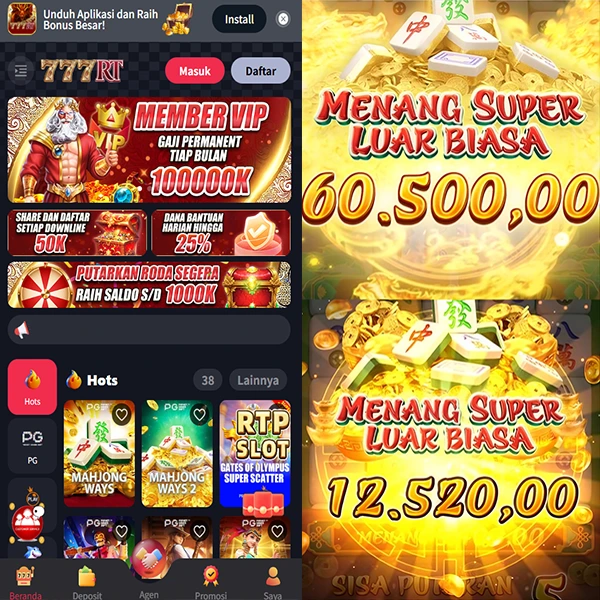 777RT Masuk